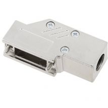 Capot SUB-D 9 pôles encitech DCMR09-ULP 1060-0135-01 tout en métal 90 ° argent 1 pc(s)