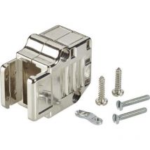 FCI - Capot sub-d 9 pôles 863093C09MLF plastique, métallisé 90 ° argent 1 pc(s)