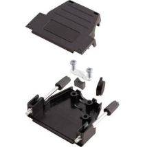 Capot Sub-d 9 Pôles Mh Connectors 6260-0107-01 Matière Plastique 180 °, 45 ° Noir 1 Pc(s) A971251