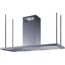 Cappa isola Elea 176x60 cm. - Inox – camino centrale – 900 m3/h - Baraldi