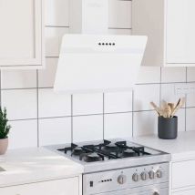 Furniture Limited - Cappa a Parete 60 cm in Acciaio e Vetro