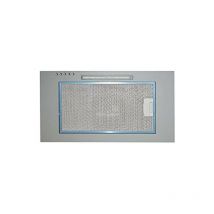 Cappa aspirante sottopensile in acciaio inox a parete luce a led 52x28,3 cm