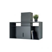 Cappa aspirante urban space in acciaio inox brunito cm 90