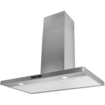 Airlux - cappa decorativa a parete 90 cm 63 dB 564 m3/h nera - AHBF971IX