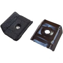 Cappellotto 50x25 tm testa di moro con guarnizione per lamiera coibentata - 100pz