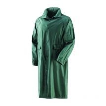 Impermeabile cappotto in nylon spalmato in pvc verde - tg.xxl