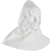 Cappuccio bianco DPI CoverStar – Antistatico – Protezione per il viso e il collo