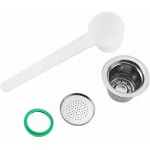 Sjlerst - Capsule de café en acier inoxydable rechargeable et réutilisable compatible