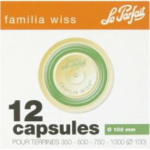 Capsule pour terrine familia wiss ø 100 Verte - Boite 12 Le Parfait