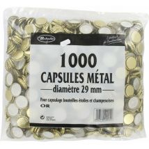 Capsule bouteille champenoise or sans opercule 1000 pièces - 29mm - duhalle