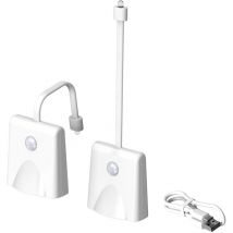 Lifcausal - Capteur de lumière de toilette rechargeable Lumière d'ambiance rvb pour toilettes Veilleuse intelligente Capteur corporel + Capteur de