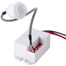 Greenice - Capteur de Mouvement Encastré Mini 140o 300W