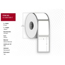 Rouleaux Pour Directions Marque Modèle Label 57 X 76 Mm, Core 25 Mm, (ca-3007209-t) - Capture