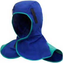Capuche de Soudure pour Masques de Soudage Casque Soudeur (Doublure interne coton, Coutures et fils en fibres synthétiques, Fermeture Velcro)