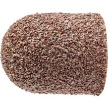Capuchon abrasif policap D13xH17mm granulation 60 cylindrique à bout arrondi wrc marron