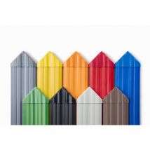 Capuchons de clôture pointus PVC clôture de jardin planche de balcon plusieurs couleurs PZKS: PZK-17 - Jaune