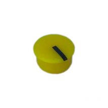 PSP - C100-11 Capuchon de protection jaune, noir Adapté pour (séries de boutons) Bouton rond 10 mm 1 pc(s) D670691