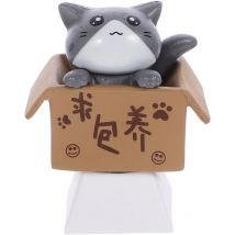 Capuchons de touches Chat dans une boîte en carton Profil R4 Touche de clavier personnalisée diy