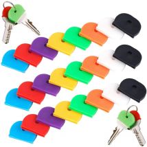 Beijiyi - Capuchons flexibles pour une identification facile des clés 8 couleurs 24 pcs