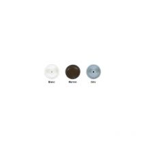 Lot de 50 Capuchons cache vis béton ing Gris clair