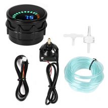 Jeffergarden Car 2in 12V Jauge universelle à vide Jauge led + Affichage numérique