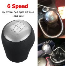 Maerex - Car 6 Speed Manual Gear Shift Knob Shifter For Nissan Qashqai J10 X-trail 2006-2013 qashqai ii mt Shift Knob