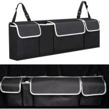 Car boot organizer - Storage bag - Oxford fabric - Foldable - Practical - For suv and many vehicles - Black