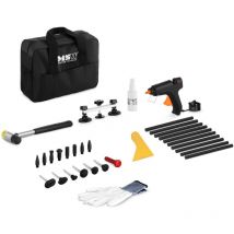 MSW - Car Dent Repair Kit Dent Puller Set pdr Kit Slide Hammer 8 Adapters 25 Pcs.
