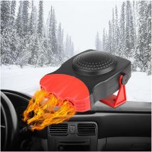 Aiperq - Car Heater, Car Fan Heater,2 in1 Fast Car Heater Defroster 150W 12V Portable Electronic Car Heater Auto Heater Fan Defroster Demister,