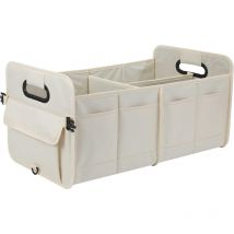 Coavas - Sac de rangement polyvalent, 30 x 44 x 60 cm - 2 grands compartiments et inserts pour produits de nettoyage, maison, bricolage, voiture et