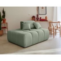 Lisa Design - Caracas - Sitzelement Links - Aus Stoff - Salbeigrün