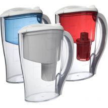 Carafe filtrante flora en 3 couleurs Bleu