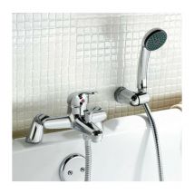 Buyaparcel - Caravan Bath Shower Mixer Tap Chrome Single Lever Static Motorhome Boat + Waste