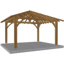Carbet Bois massif 4x4 - Robuste