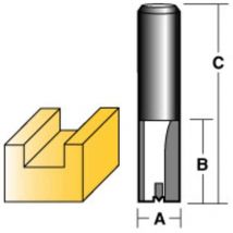 Straight Router Bit 25Mm 1/2' Shank - Carbitool