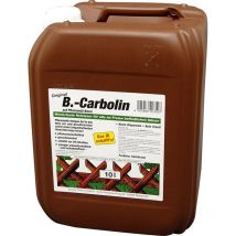 Burtex - B.-Carbolin Holzlasur 10 Liter Holzschutz Zaunfarbe Holzfarbe Zaunlasur
