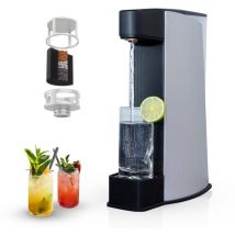 Macchina per acqua frizzante. Distributore di acqua gassata, carbonatore e acqua frizzante - Alluminio - Carbon8