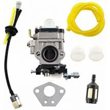 Stol - Carburador con manguera de combustible para modelos Fuxtec FX-PS152, FX-MS152, FX-MT152, MFS520, FX-FSR152 - Adecuado para desbrozadoras