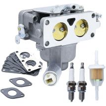 John Deere - Carburador para cortacésped con válvula solenoide 799230 de repuesto para L111 L118 L120 LA120 LA130 LA135 LA140 LA145 LA150 Briggs