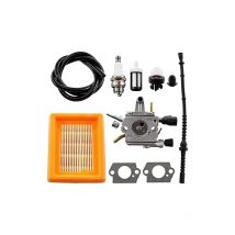 Carburateur avec filtre à air, bougie dallumage, tuyau de carburant pour débroussailleuse Stihl FS120 FS200 FS250 FS300 FS350 HT250 Zama C1Q-S162
