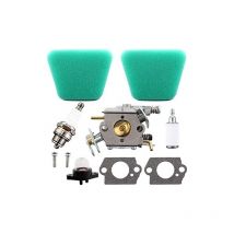 Carburateur avec joint détanchéité, filtre à air, filtre à essence bougie dallumage pour Partner 350 351 352 370 371 390 391 401 420 422 McCulloch