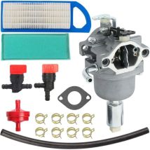 Carburateur pour Briggs & Stratton 594593 591731 590400 796078 498811 794161 795477 14.5HP - 21HP Kit de réglage de carburateur avec joint de filtre
