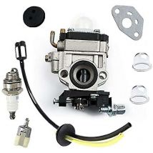 Carburateur pour Kawasaki Th23 Th26 Th34 23cc 25cc 26cc Kit de bougies d'allumagecadeau de g.. Debuns