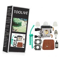 Dontodent - Kit carburateur pour stihl FS55 FS55R FS55RC FS38 KM55 HL45 KM55R filtre à air kit pilote carburant kit bougie sept paquet
