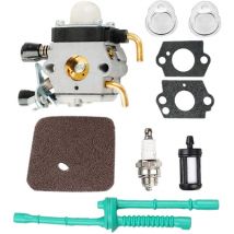 Zhuoxuan - Carburateur Stihl FS55 FS38 FS45 FS46 FS55C FC55 FS74 FS75 FS76 FS80 KM85 avec filtre à air tuyau de carburant pour débroussailleuse