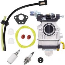 Gabrielle - Carburetor for 52cc, 49cc, 43cc brush cutter, complete accessory kit included, compatible with a wide variety of lawnmowers, brush