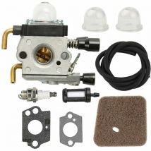 Ikodm - Carburetor with Fuel Line for stihl HS75 HS80 HS85 HL75 HL75K FH75 HT70 HT75 KM80 KM85 KM85R SP80 SP85 FC75 FC85 Hedge Trimmer Strimmer,