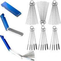 Crea - Carburetors Jet Cleaner Set Torch Tip Cleaner For Cleaning Motorcycle Atv Moped Utv Welder Carb Chainsaw Spray Guns Torch Tips(9 Set)