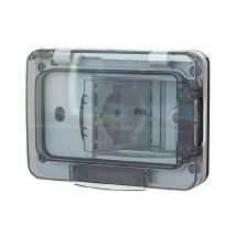 Carcasa 4Box wide con toma Schuko Blanco IP55 4B.W.01.015
