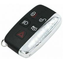 Ormromra - Carcasa de repuesto para llave de coche con mando a distancia de 5 botones para Jaguar xe xf xj xk